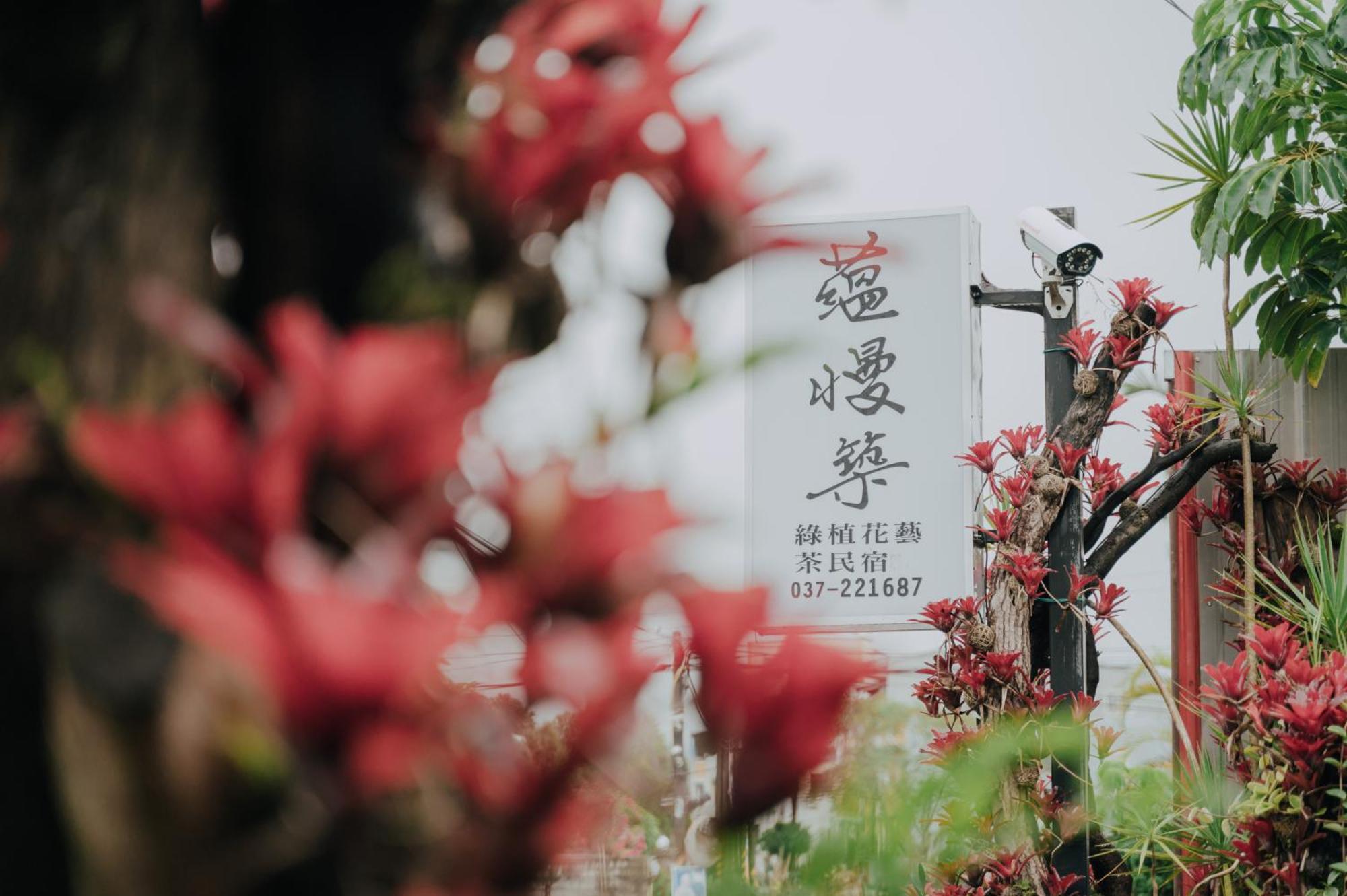 蘊慢築 茶花藝主題民宿 Yun Man Zhu Homestay Gongguan Eksteriør billede